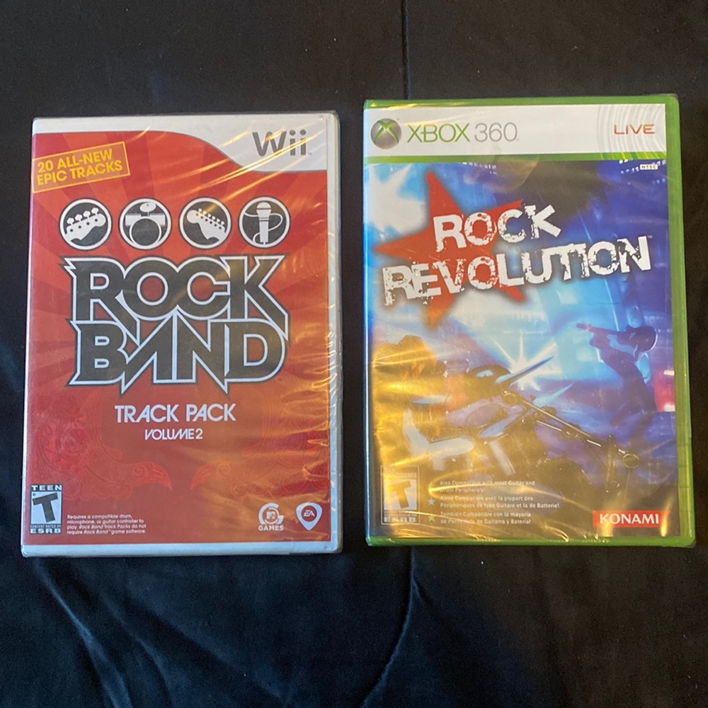 Wii and Xbox 360 games